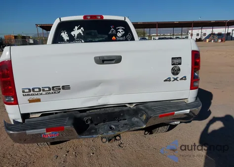 2003 Dodge Ram 2500 Slt/Laramie/St из США, поврежденный, VIN 3D7KU28W83G806692